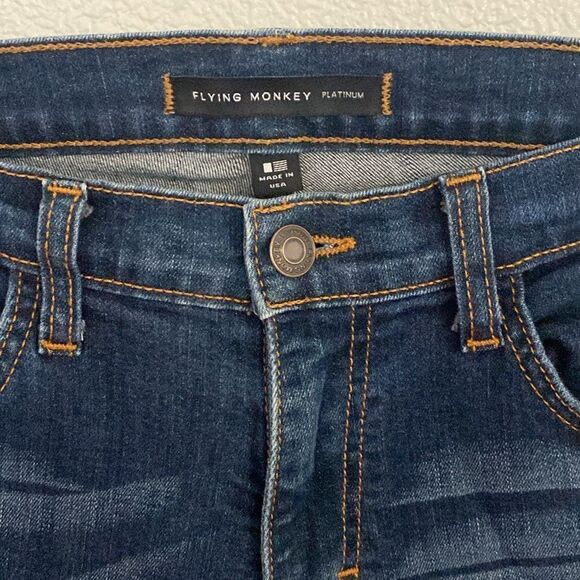 Flying monkey-platinum skinny jeans-low rise-dark wash-size 29 - Picture 3 of 7